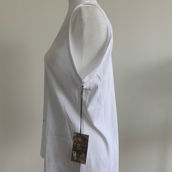 Kate Moss Supermodel Fashion Distressed Tank Top L - Picture 10 of 10